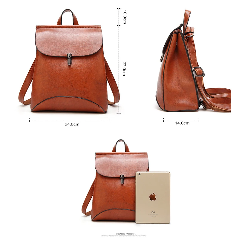 Mochila de moda mujer mochilas de cuero para jóvenes de alta calidad para adolescentes mochila de hombro escolar para nivienas