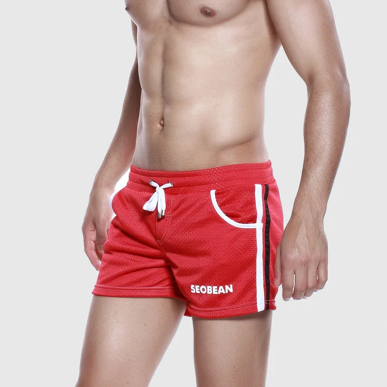 New Swimwear Men Breathable Swim Trunks Pants Swimwear Shorts Slim Wear Bikini Swimsuit Briefs Beach Shorts Trunks Smelting
