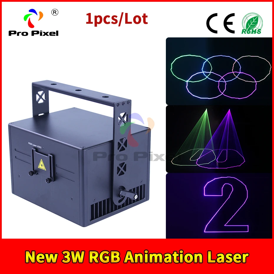 3 Вт анимационный лазерный RGB сканер ILDA30Kp сценический светильник программируемый проектор светодиодный Dmx Dj светильник для диско-бара ночного клуба