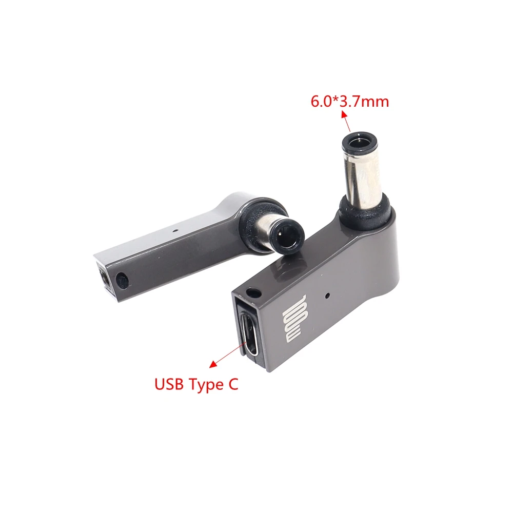 �Ƽ��� ��Ʈ�� PC�� USB C Ÿ�� PD ���� ���� ���̺� �ڵ�, �Ͽ��� �� �÷��� ����� ��ȯ��, 100W, 6.0x3.7mm