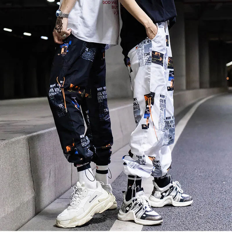 Fashion Rosing Harem Pants Male Hip Hop 
