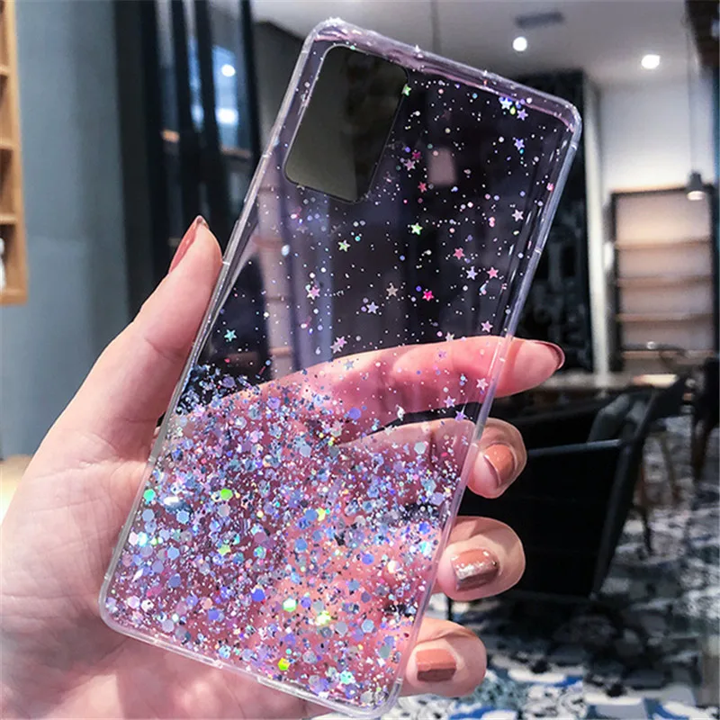 Мягкий блестящий чехол для телефона Samsung Galaxy A51 A71 A41 A31 A21 A21S A01 A91 A81 A10 A10S A20 A20S A30 A30S A50