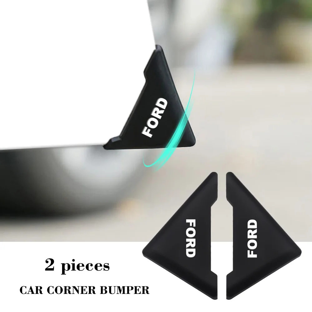 

2pcs/pair Silicone Car Door Corner Cover Anti-Scratch Protector For Ford Focus Fiesta Ranger Mondeo Mustang Styling Accessories