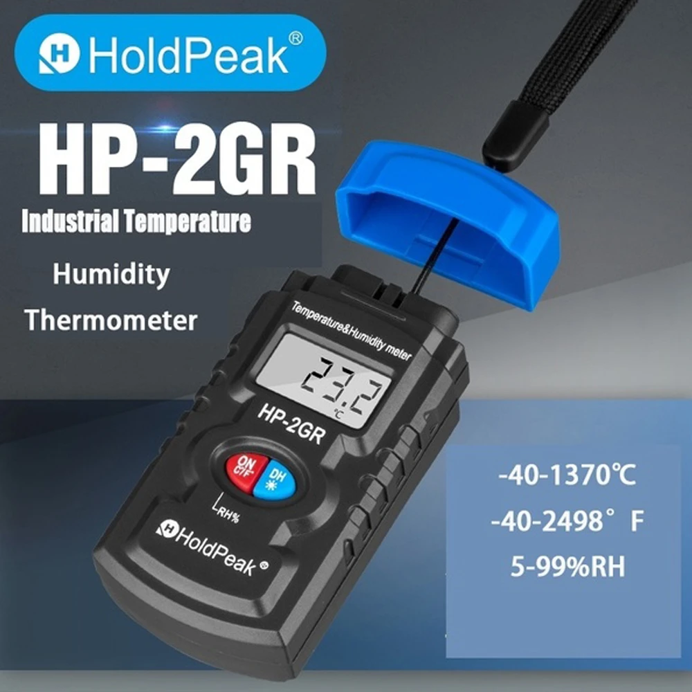 HP 2GR Digital Moisture Meter Temperature and Humidity Thermometer
