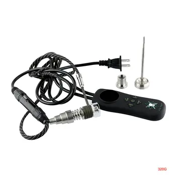 

Authentic LTQ IE-Nail TC Kit with Hybrid Ti/Quartz nail/dry herb nail removable dab tool for Herb Wax Portable Hookah Vape Kit