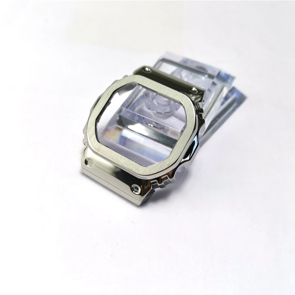 Серебряный корпус для браслета DW5600 GW5000 GW M5610 316L из нержавеющей стали