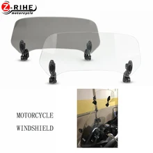 Moto rcycle аксессуары moto Risen Регулируемый ветровое стекло удлинение воздуха дефлектор для YAMAHA Super Tenere World Crosser