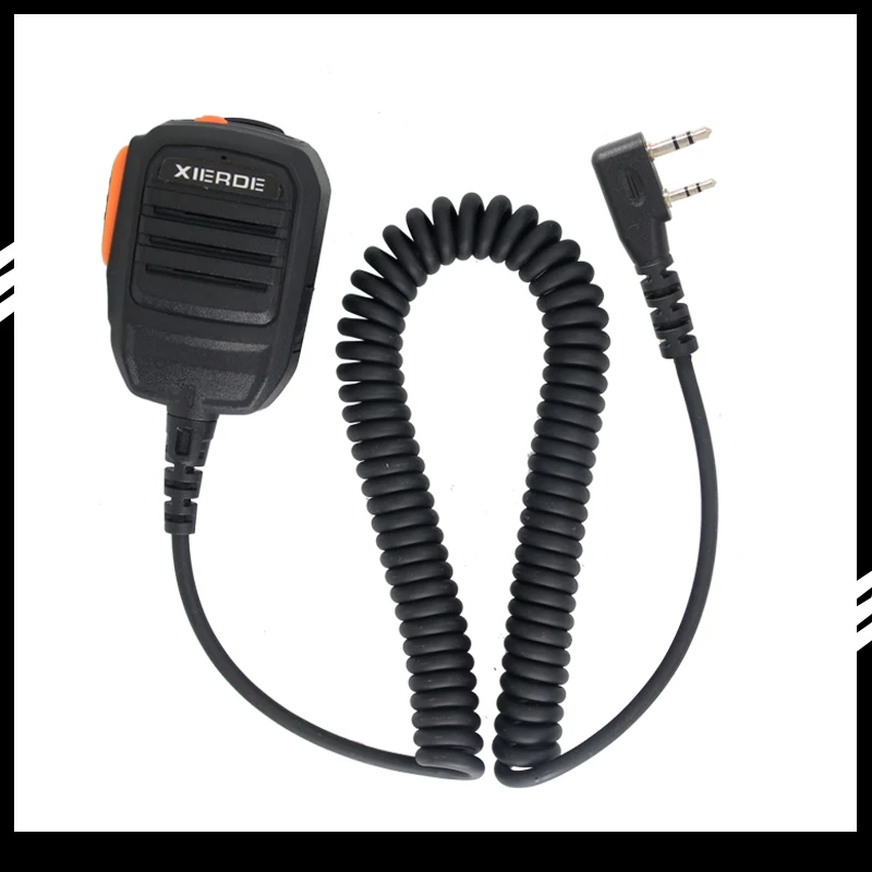 XIERDE микрофон двухстороннее радио подходит для KENWOOD и baofeng UV-5RWalkie Talkie ручной