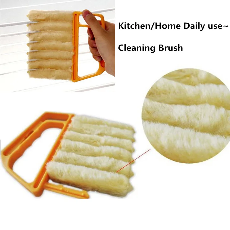 

Microfiber Window cleaning brush Hand-held air Conditioner Duster cleaner with washable venetian blind blade cleaning Kitchen