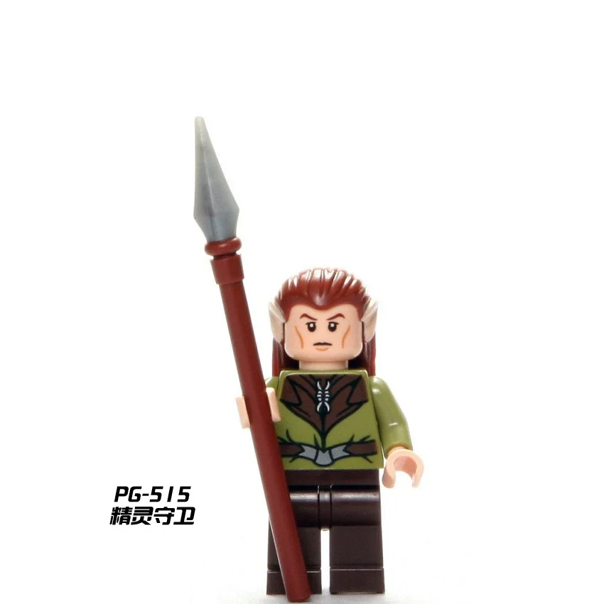 20 PCS/LOT KT1032 The Lord Of The Rings Classic Medieval Knight Noldo Warrior Golodh Action Building Blocks Toys For Children - Цвет: Шоколад