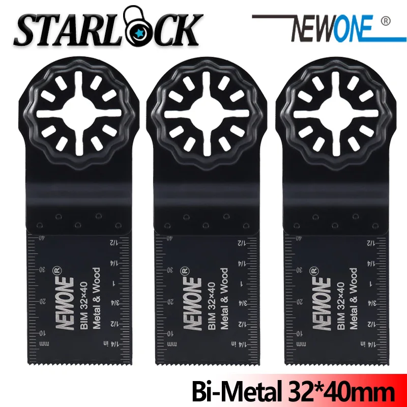 NEWONE Starlock 32*40 мм биметаллические Осциллирующие многофункциональные лезвия