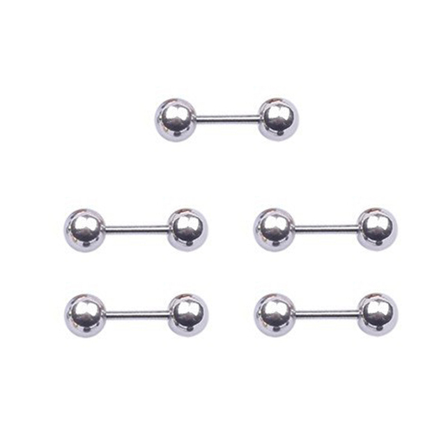 Medical Titanium Steel Stud Earring Small Ball Screws Small Earrings Male Ear Bone Nail Lip Cartilage Piercing Body Jewelry
