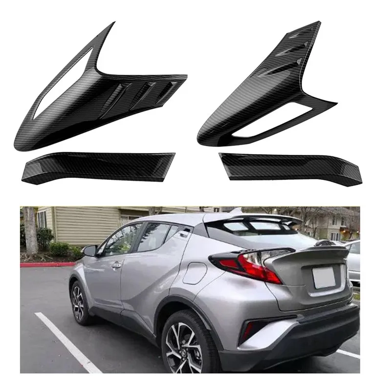 

For Toyota C-HR CHR C HR 2017 2018 ABS Rear Light Lamp Cover Trim Tail Light Cover Frame Protector Sticker Car Styling Accessory
