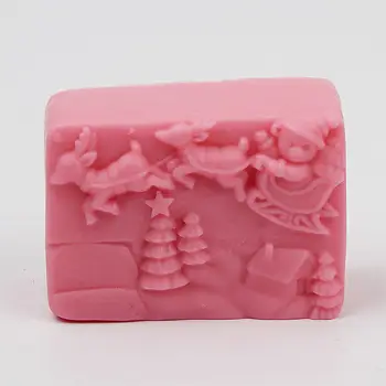 

Ba005 Christmas Shape of Craft Fine Art Silicone Soap Mould Craft Mode DIY Handmade Soap Mold Silica Gel Model