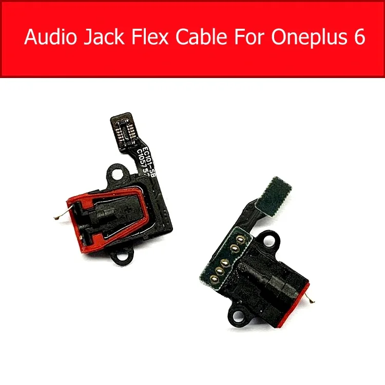 Audio Jack Board For Oneplus 1+6 A6000 A6003 Headphone/Earphone Port Flex Ribbon Cable Replacement Repair Parts Tested Works
