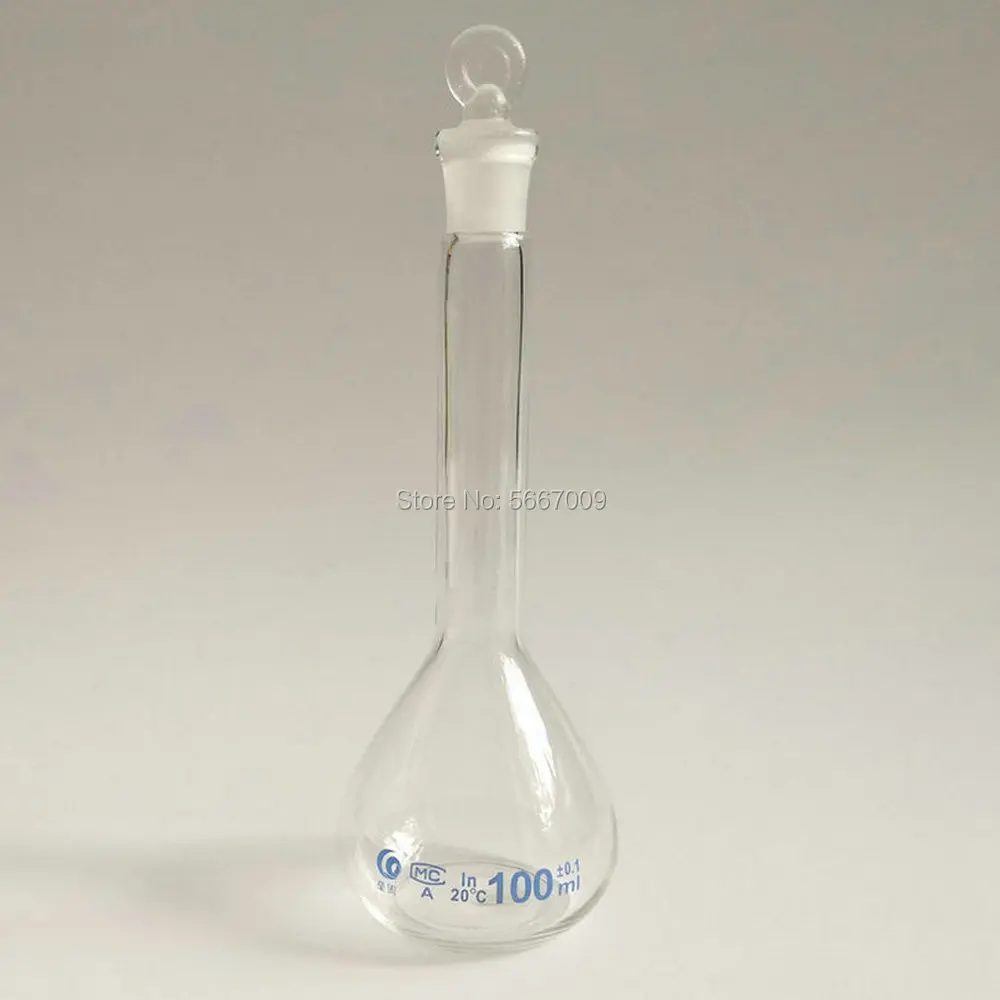 Glazen kolf voor laboratorium, Bruin 1 5 10 20 25 50 100 200