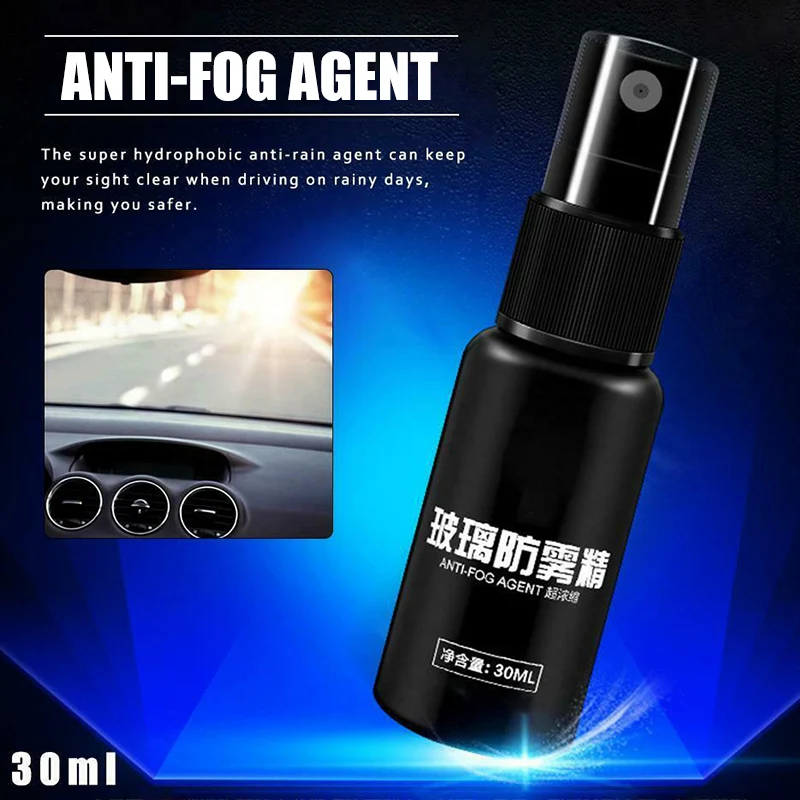 Waterproof Anti-Fog Coating Agent Spray for Car Rear View Mirror Windshield 30ml TB Sale