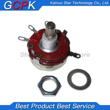 2PCS WTH118 2W 1A Potentiometer 1K 2.2K 4.7K 10K 22K 47K 100K 470K 1M WTH118-2W Round Shaft Carbon Rotary Taper Potentiometer