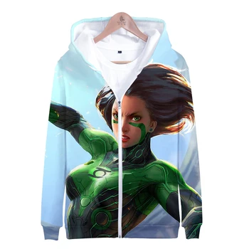

Hot Sale Alita Battle Angel 3D print Zipper Hoodies Men/Women Winter long sleeve Harajuku Alita Battle outwear Zipper jackets