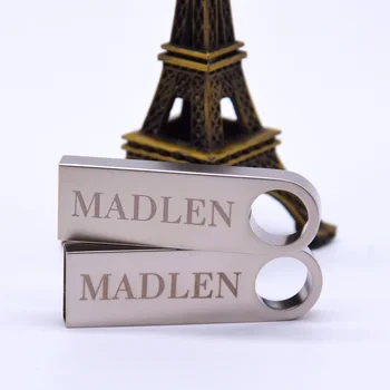 

100pcs 32GB Metal USB Flash Drive 2.0 Free Logo Free Shipping