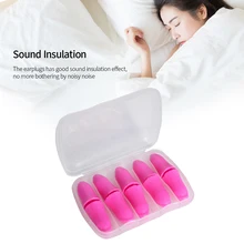 5 Pairs Soft Earplugs Uncorded Ear Plugs Noise Cancelling Ear Plugs Anti-Noise Ear Protectors with Storage Case 5 Pairs Soft Earplugs Uncorded Ear Plugs Noise Cancelling Ear Plugs Anti-Noise Ear Protectors with Storage Case