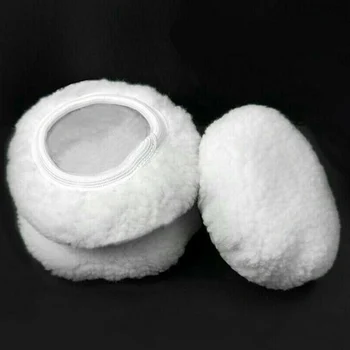 

Wool Polishing Sleeve Buffing For Car Cleaning White Strong detergency