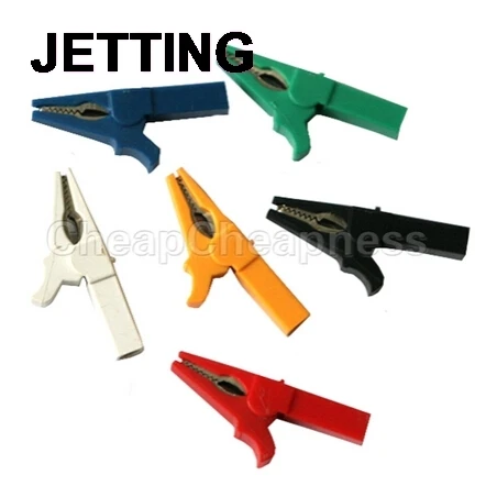 55mm Alligator Clips Random Color For 4mm Banana Plug High Quality Connectors Terminals 1PC | Обустройство дома