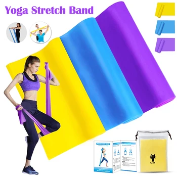 

Elastic Resistance Bands Expander Stretch Exercise Rubber Band Fitness Equipment Pull Rope Strength Training Gym Yoga