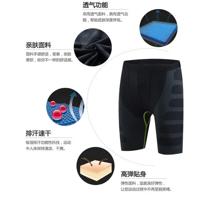 Микро для нового стиля Tight Pro эластичность быстросохнущие спортивные шорты для бега не