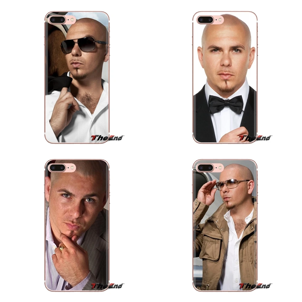 Прозрачный мягкий чехол чехлы для музыки Pitbull iPod Touch Apple iPhone 4 4s 5 5S SE 5C 6 6S 7 8 X XR XS Plus MAX