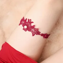 Сексуальные женские кружевные подвязки с круглым жемчугом, украшенные жемчугом, свадебные, вечерние, для паба, клуба, вечерние, для девушек, на шею или ножные кольца, на бедрах