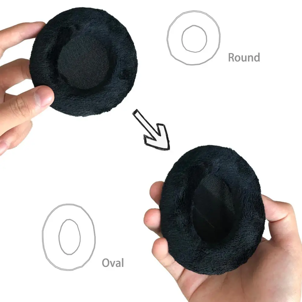 IMTTSTR 1 Pair of Velvet leather Replacement EarPads for Sennheiser HD4 50BT HD4 50BTNC HD4 40BT Headphones Earmuff