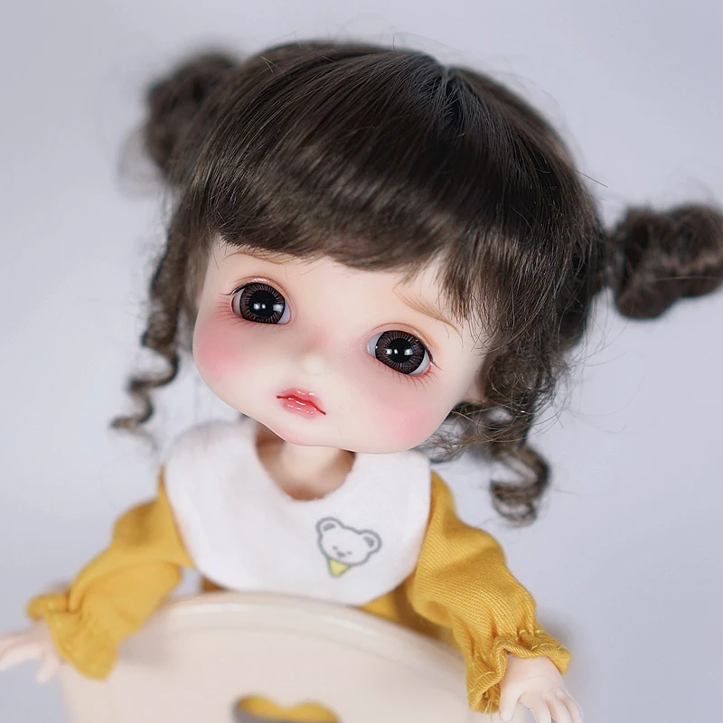 Шарнирная голова куклы OB11 шарнирная 1/8BJD из смолы самодельная obitsu11 для макияжа и