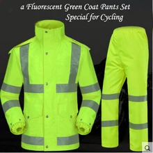 Водонепроницаемая Рабочая Униформа, дождевик для женщин и мужчин, мотоциклетная дождевик с брюками, для рыбалки, непромокаемая Женская куртка LZG069