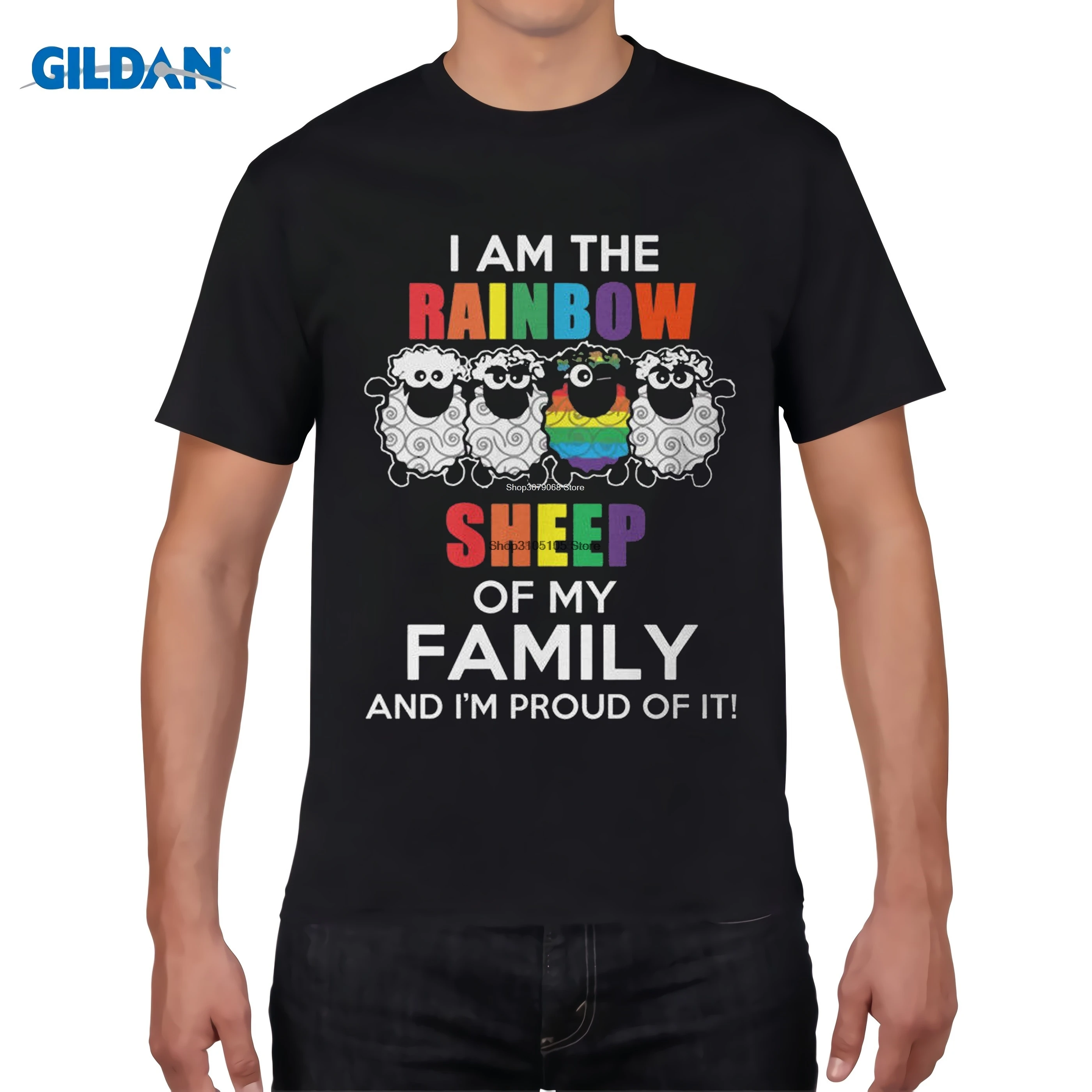 2020 дизайнерская футболка футболки с надписью I Am The Sheep Of Family для гомосексуалистов
