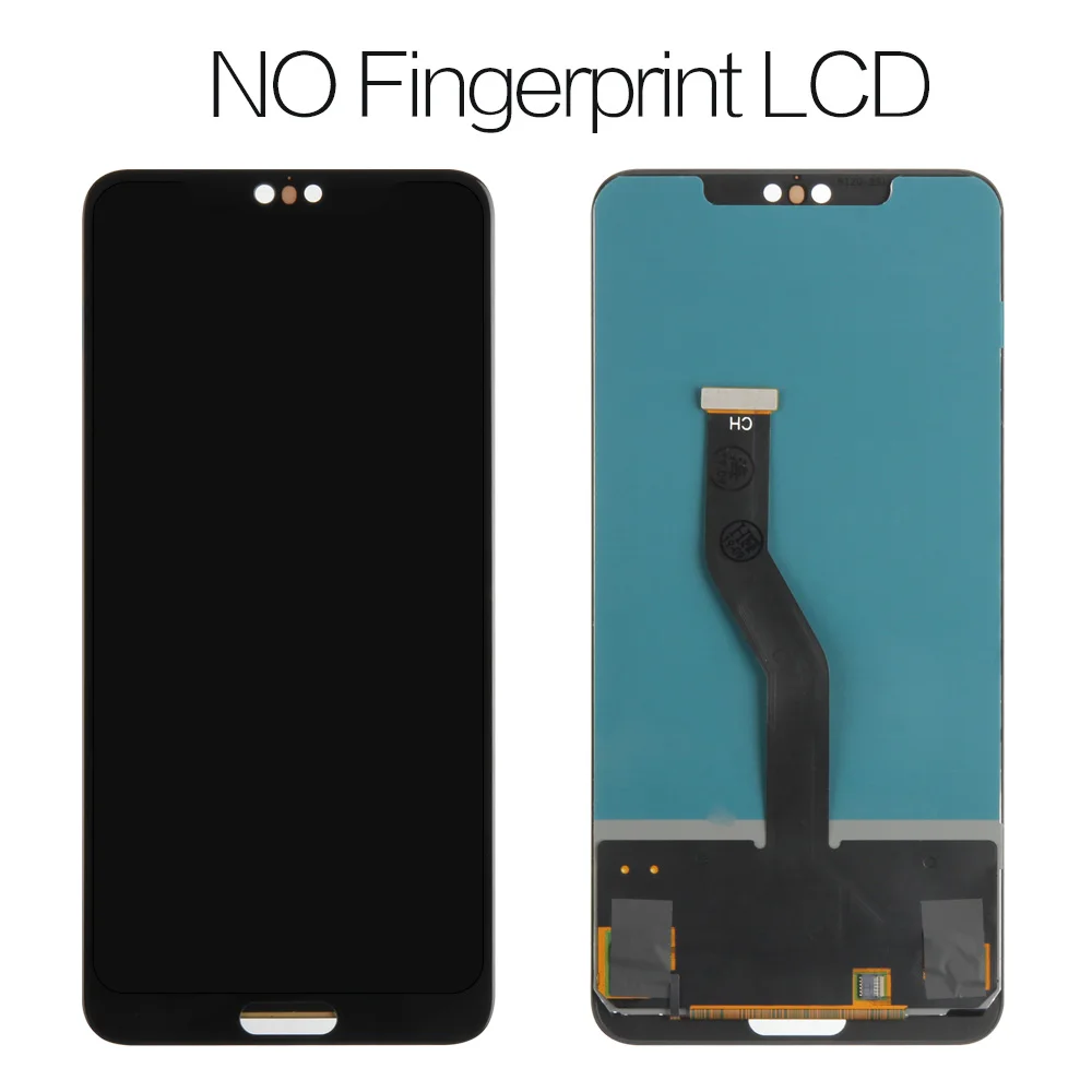 Black no Fingerprint Ips6," ЖК-дисплей для huawei P20 Pro, ЖК-экран, сенсорная панель, дигитайзер, сборка P20 Pro, CLT-AL01, ЖК-дисплей P20 Plus, дисплей с рамкой - Цвет: Black no Fingerprint