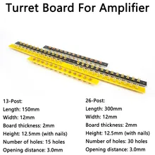 DIY проекты аудио тег полоса доска позолоченная медь 300(150)* 12*2 мм Amp