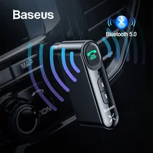 Baseus AUX автомобильный bluetooth-приемник 3,5 мм разъем аудио Музыка Bluetooth 5,0 автомобильный комплект Беспроводной Громкая Связь Динамик Bluetooth стерео