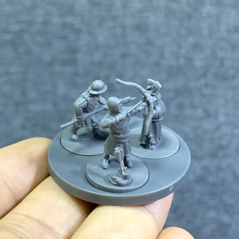 Много подземелья и дракон миниатюры zombicid Kickstarter настольная игра D& D ролевые игры Фигурки игрушки подарок - Цвет: DE418 3xfigure stand