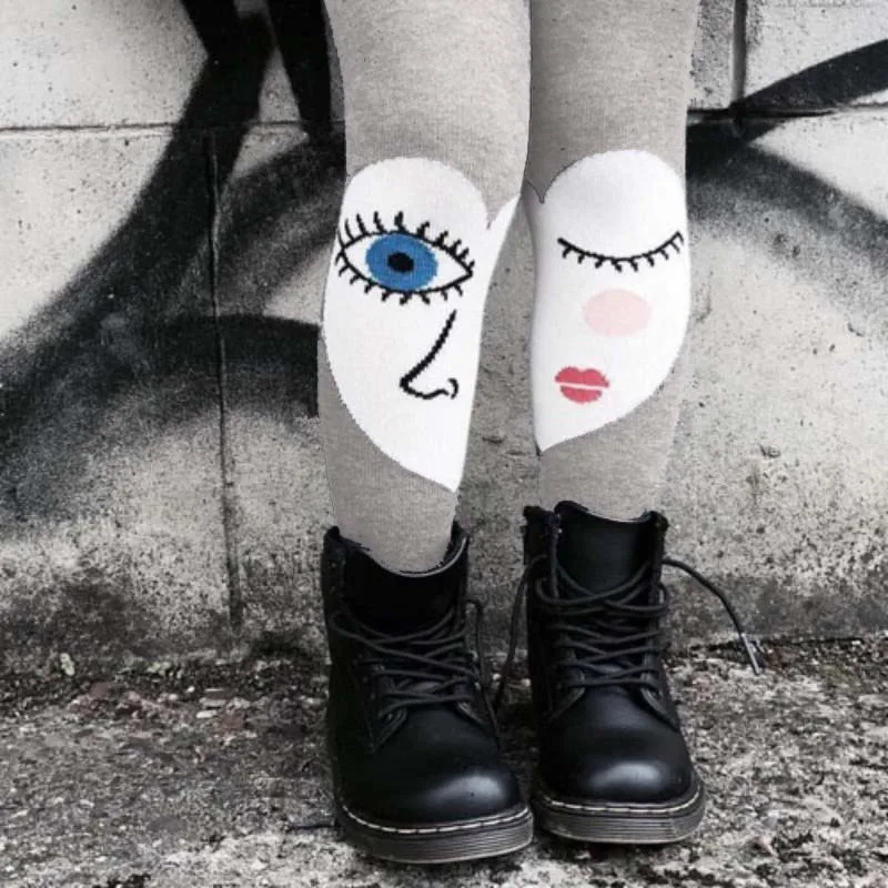 Tights for Girls Lovely Infant Baby Cartoon Spring Pantyhose Cotton Tights Long Stockings Toddler Girls Long Stockings