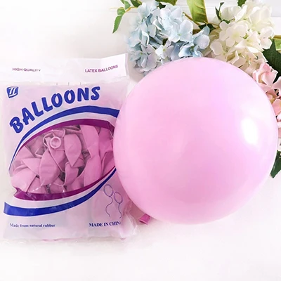 pink 12 дюймов золотые латексные конфетти шарики Свадебные украшения детские игрушки для вечеринки в честь Дня рождения детский душ Декор Globos воздушный шар сувениры - Цвет: pink