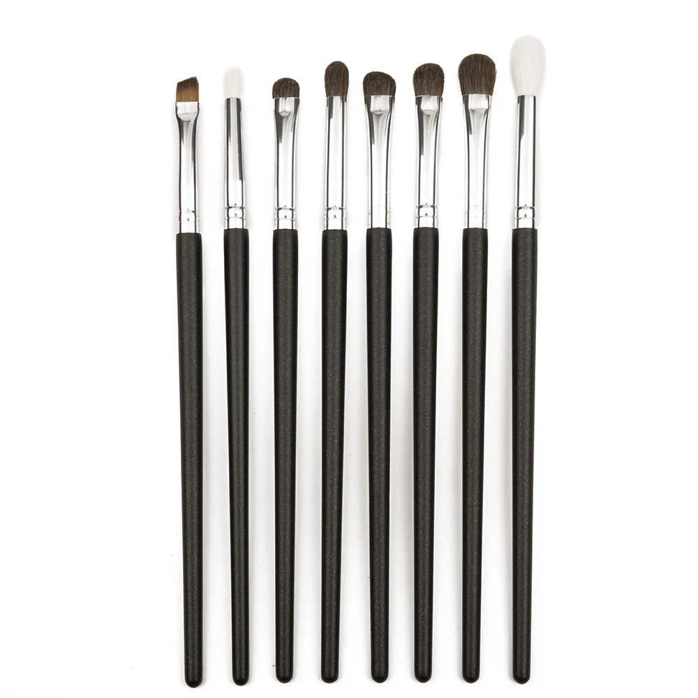 Shinedo 2/3/8/7 Pcs Set Di Pennelli Makeep Ombretto Colore Nero Opaco Capelli Di Capra Morbidi Kit Per Il Trucco Di Bellezza Brochas Maquillage