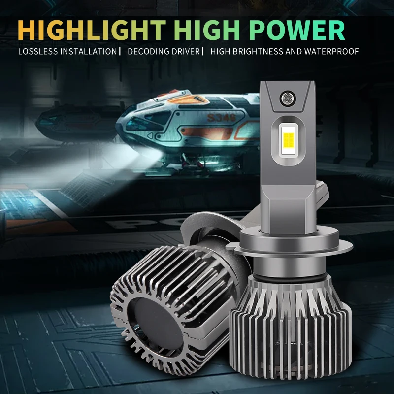 

2pcs Car LED Headlight Bulb Fog Light Lamp H11 9006 HB4 9005 HB3 H4 H7 H8 H9 H1 for suzuki swift jimny grand vitara sx4 kizashi