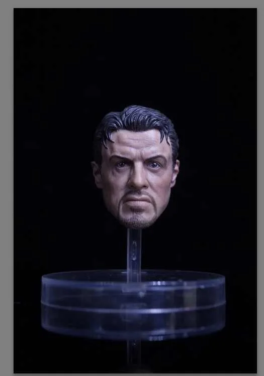 1/6 весы Рисунок кукла аксессуары наемник солдат Барни Росса головы sculpt для 12