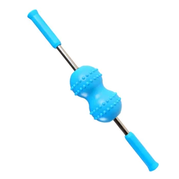 

1pc Neck Rolling Massager Neck Roller Massager Stick Double Ball Neck Massaging Tool for Women and Men (Blue)