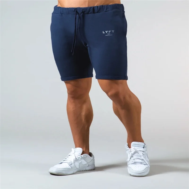 casual shorts for men Summer New Gym Sports Casual Cotton Black Shorts Running Slim Sports Shorts Men's Street Fashion Bodybuilding Training Shorts casual shorts for men