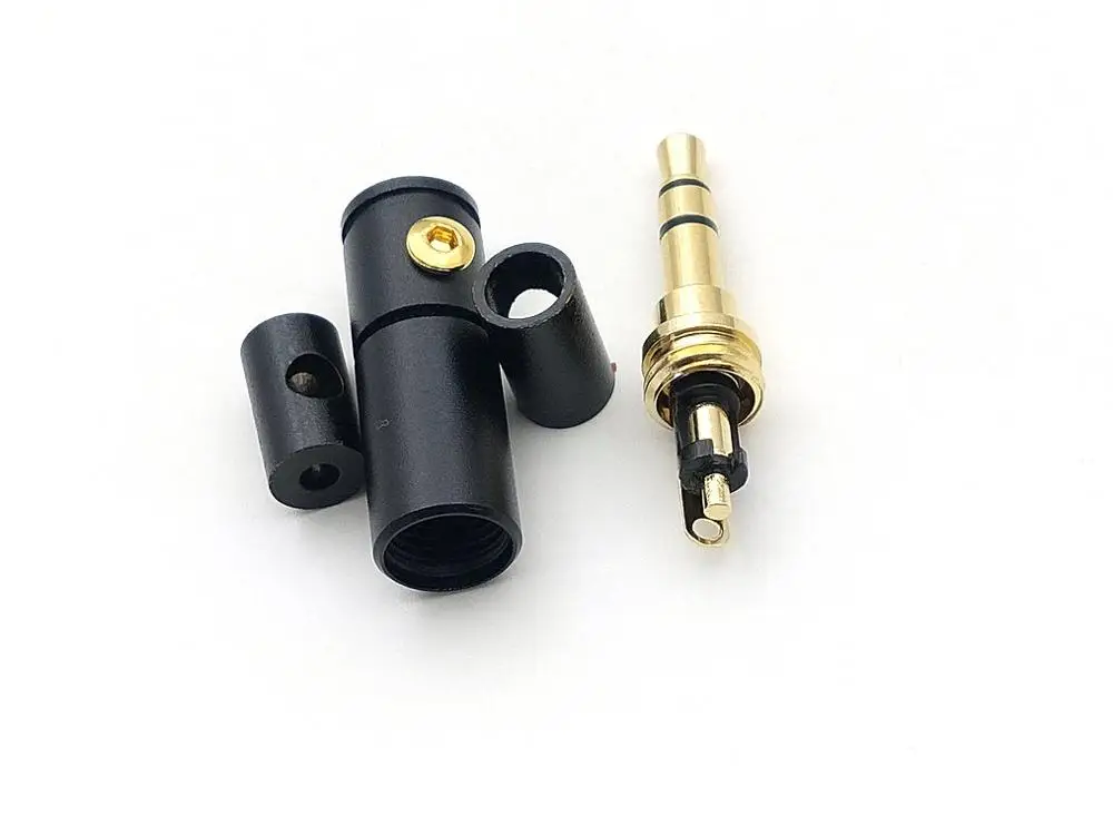 20PCS Gold plated 2 5mm Stereo 4Pole Repair headphone Plug Audio connector adapter