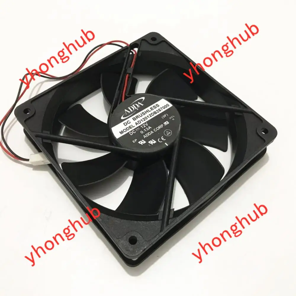 

Охлаждающий вентилятор для сервера ADDA AD12012DB257000 DC 12В 0.13A 120x120x25 мм