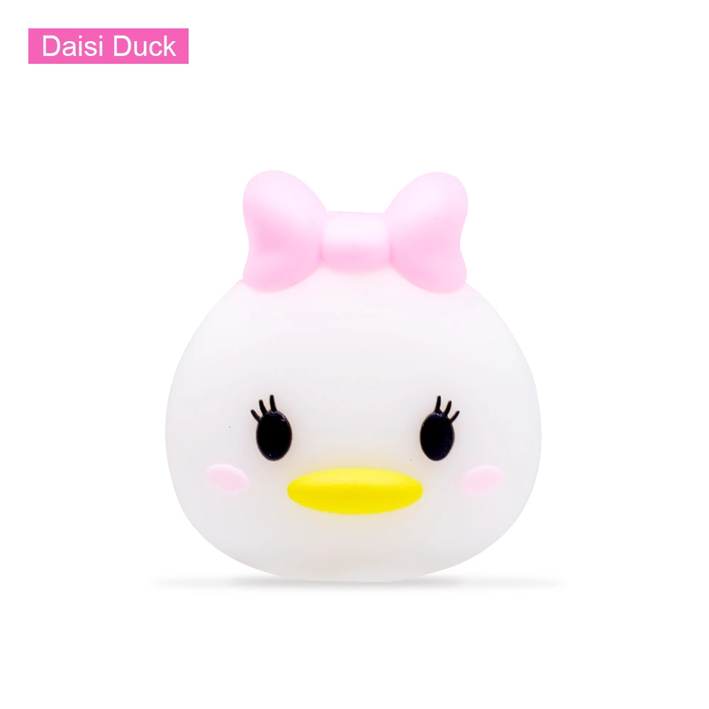 Daisi Duck CHIPAL Tsum Animal Cable Protector for iPhone USB Charger Wire Winder Cartoon Bites Organizer Chompers Cute Bite Phone Holder - Цвет: Daisi Duck