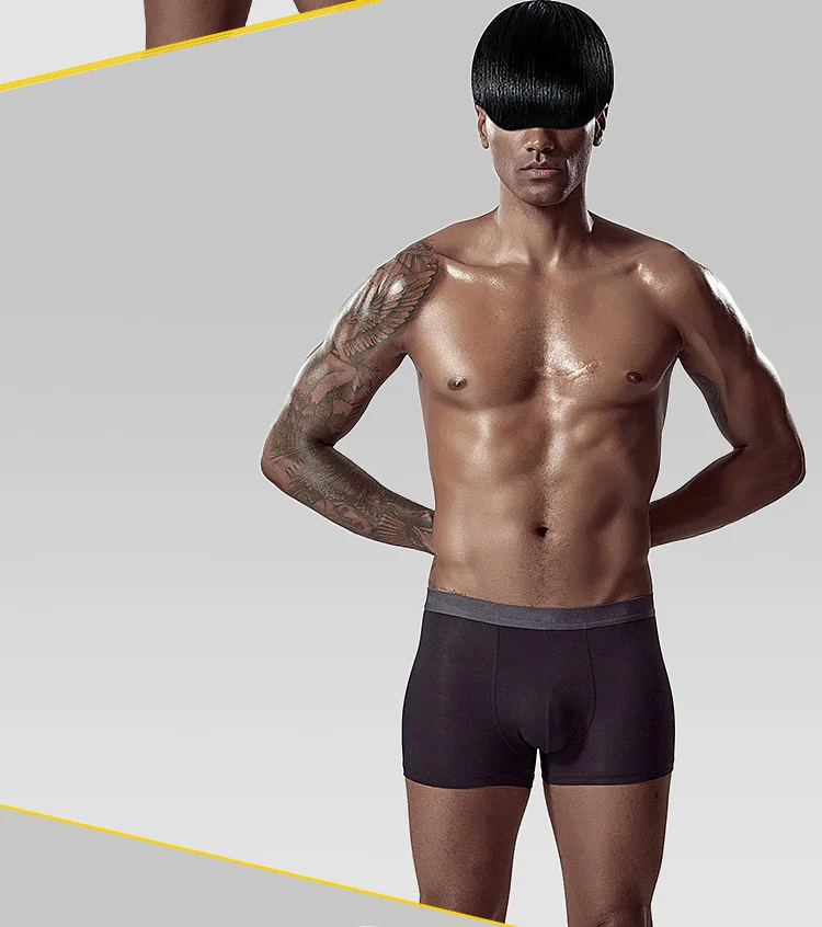 SeeBest 60S модальное нижнее белье для мужчин Боксеры Шорты Ropa Interior Hombre Cueca Masculina для мужчин Para Bielizna бесшовный пенис упаковка Лот